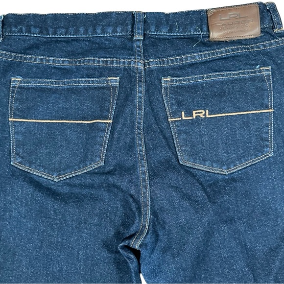 LRL Lauren Jeans Co Ralph Lauren Jeans Dark Blue Size 10 - Picture 2 of 5